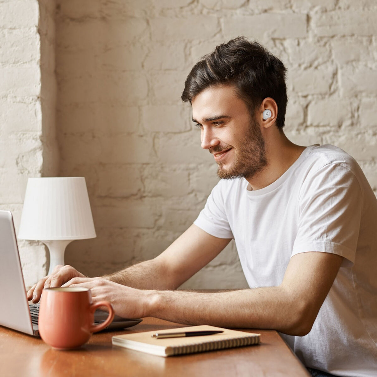 Wireless Headphones KSIX Oblivion White-1