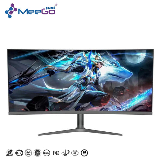 Ultra Wide 37.5-inch Curved Gaming Monitor 3.5K 144Hz 3840x1600IPS Panel High Refresh Rate 5ms HDR 120% SRGB Desktop LCD Display