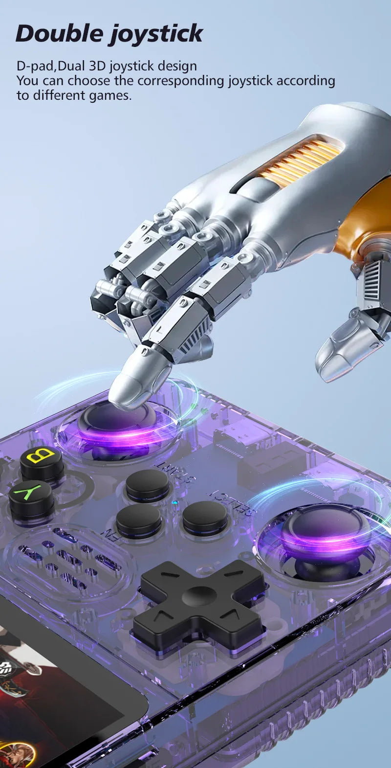 R36S Portable Handheld Game Console 3.5Inch IPS 640x480 Screen Built in 64GB Memory Classic Games And Simulator Games Games