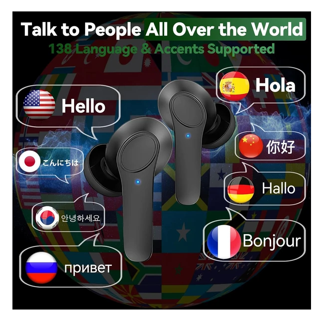 Realtime Translating Earbuds, 149 Languages